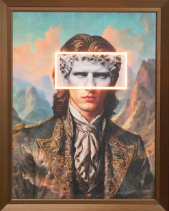 LED-Wandbild 80 x 100 cm Art Gentleman