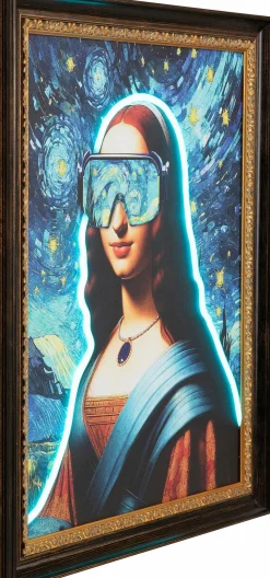 LED-Wandbild 80 x 100 cm Art Lady