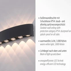 LED-Wandleuchte Carlo