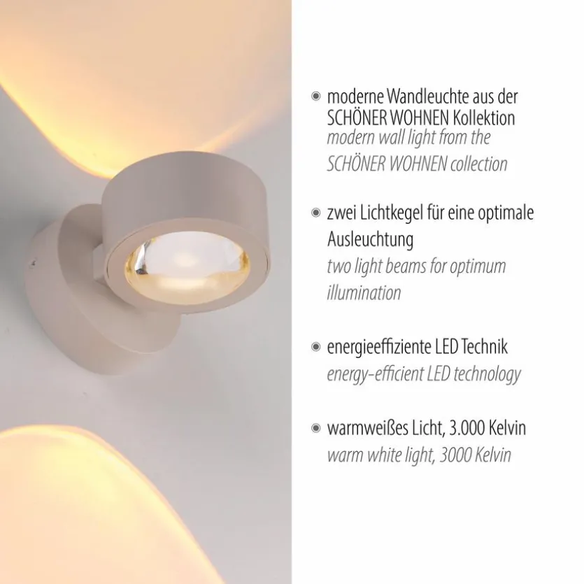 LED-Wandleuchte Chia