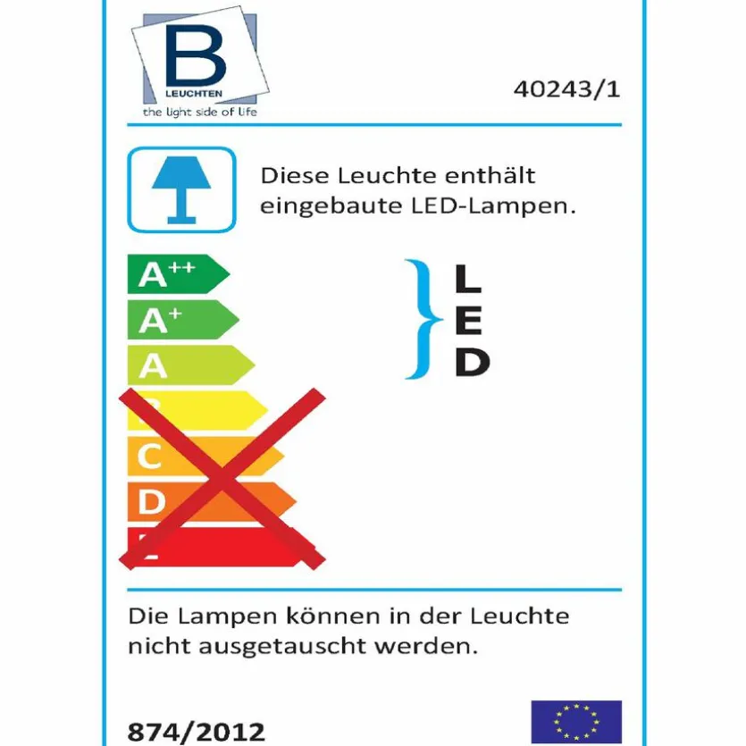 LED-Wandleuchte Delta