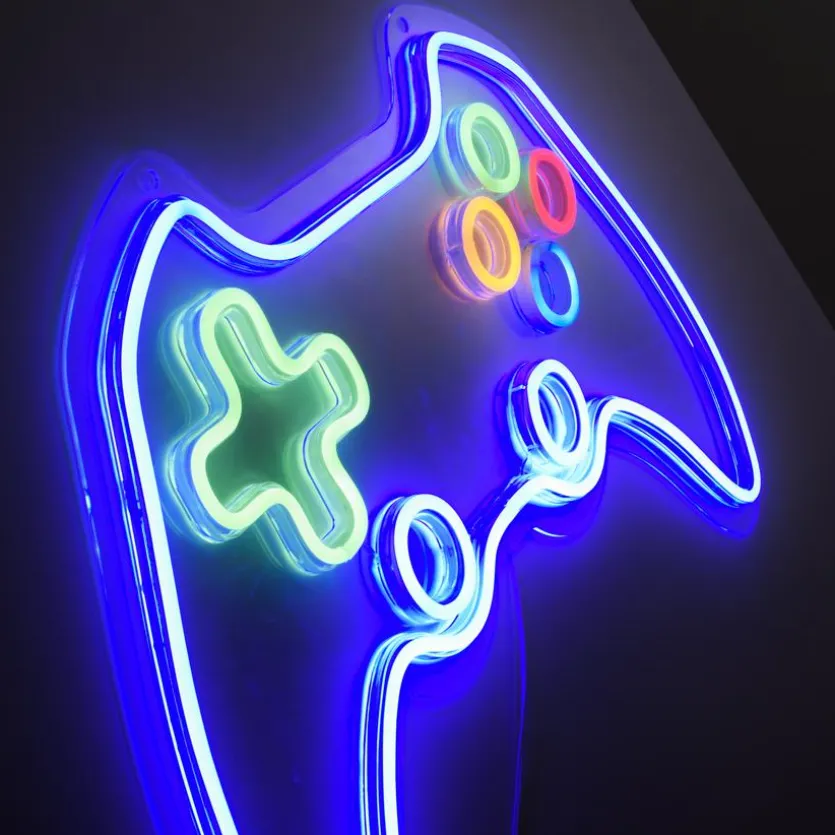 LED-Wandleuchte Gamer
