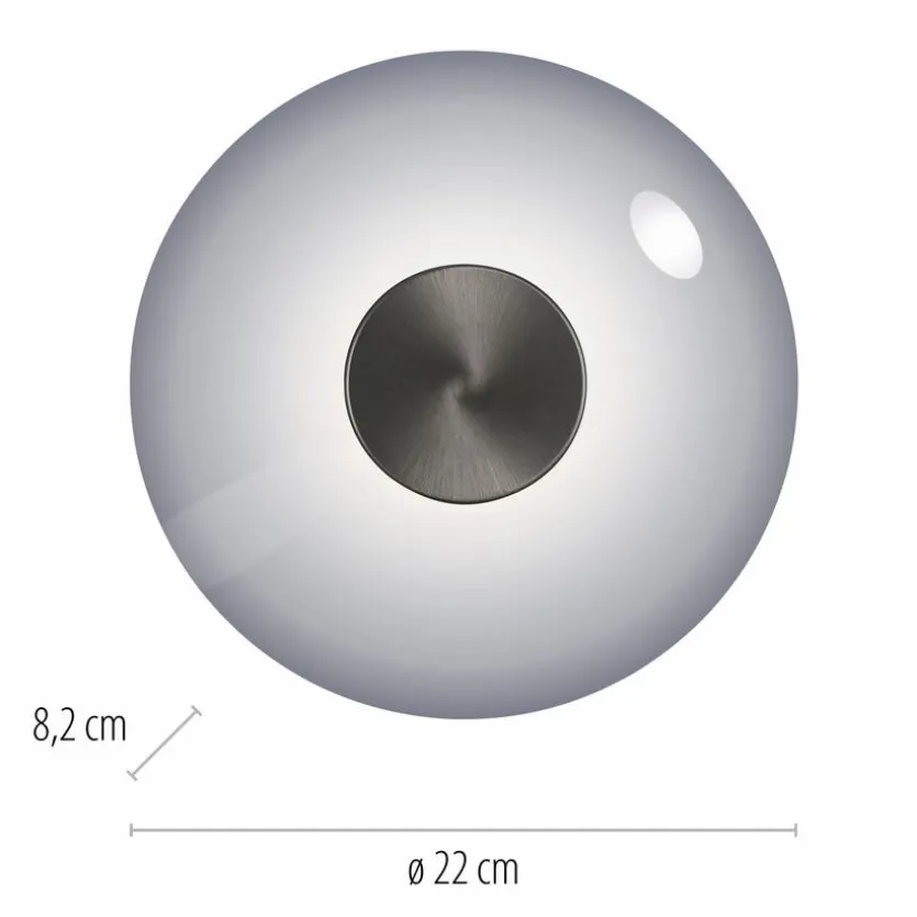LED-Wandleuchte Pure Vitrum