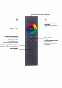 LED-Wandleuchte Q-Mia