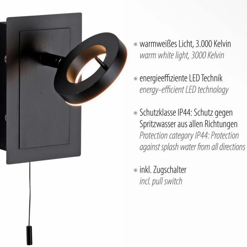 LED-Wandleuchte Sileda
