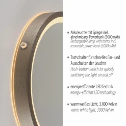 LED-Wandspiegel Vidro