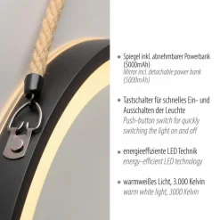 LED-Wandspiegel Vidro