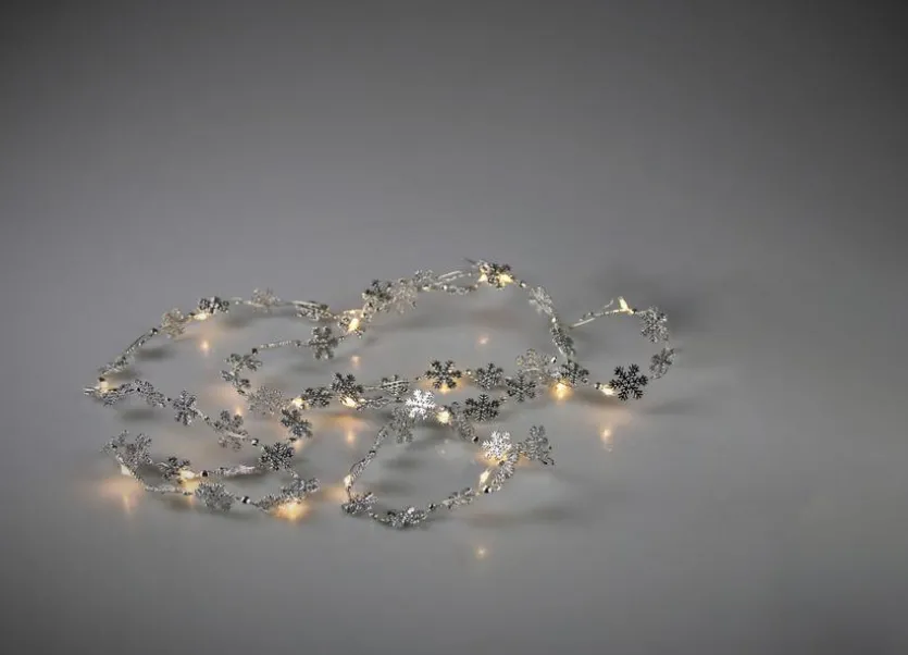 Lichterkette Schneeflocke