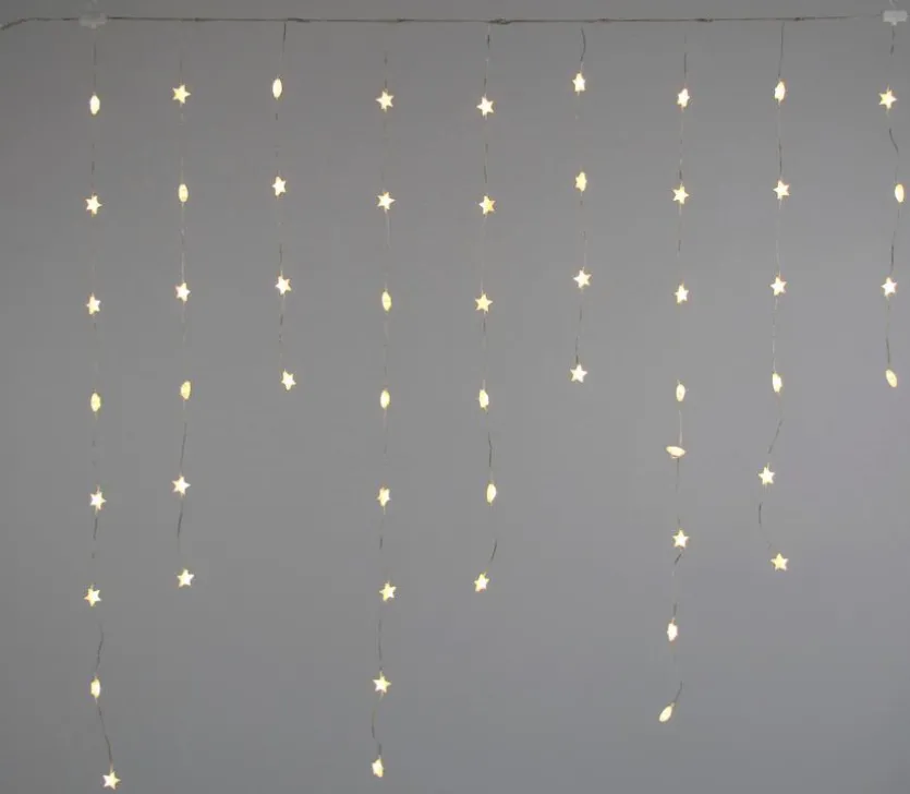 Lichtervorhang Sterne