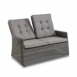 Loungemöbel Set Deluxe Lounge Grau 5 tlg