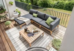 Loungemöbel Set Leeds 3 tlg.
