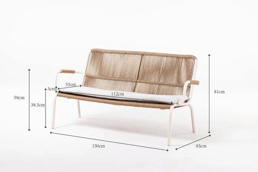 Loungemöbel Set Sant Vincent 4-tlg.