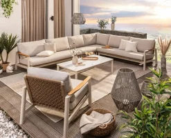 Loungesessel Gestell aus Aluminium in