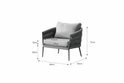 Lounge-Sessel Muses Ballet Wave