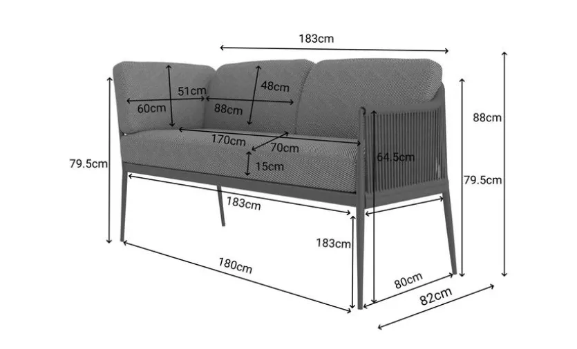 Loungesofa Pescara