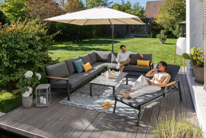 Loungesofa-Modul Santorini Mittelteil