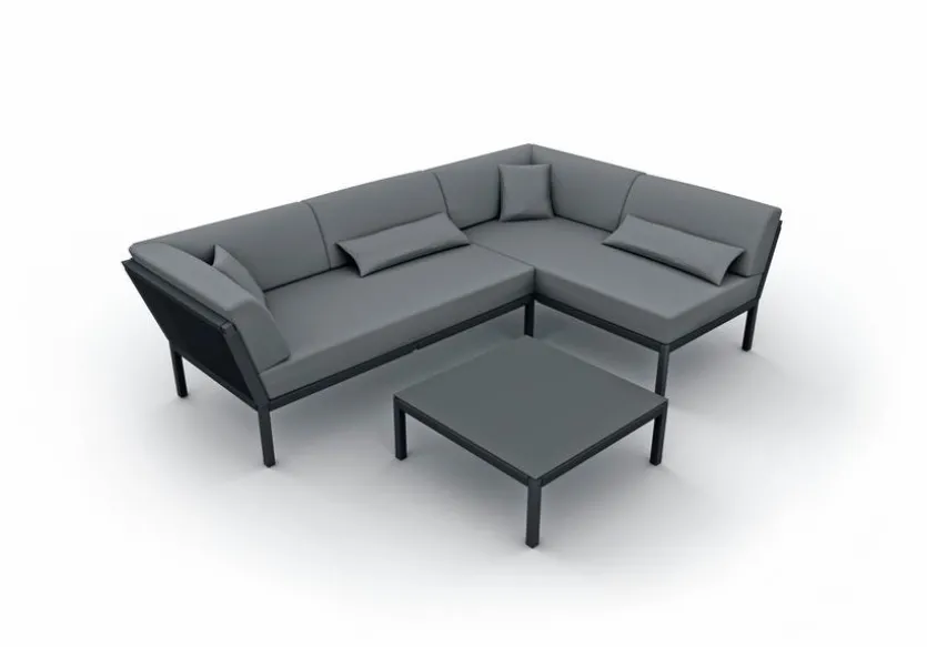 Loungetisch Club Lounge 80 x 80 cm