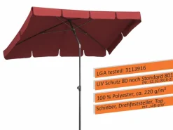Marktschirm Aquila 225 x 120 cm