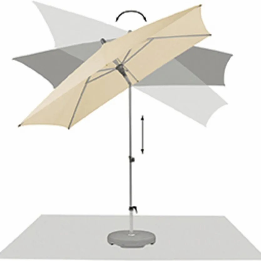 Marktschirm Alu-Smart 250 x 200 cm