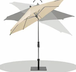 Marktschirm Alu Twist 250 x 200 cm