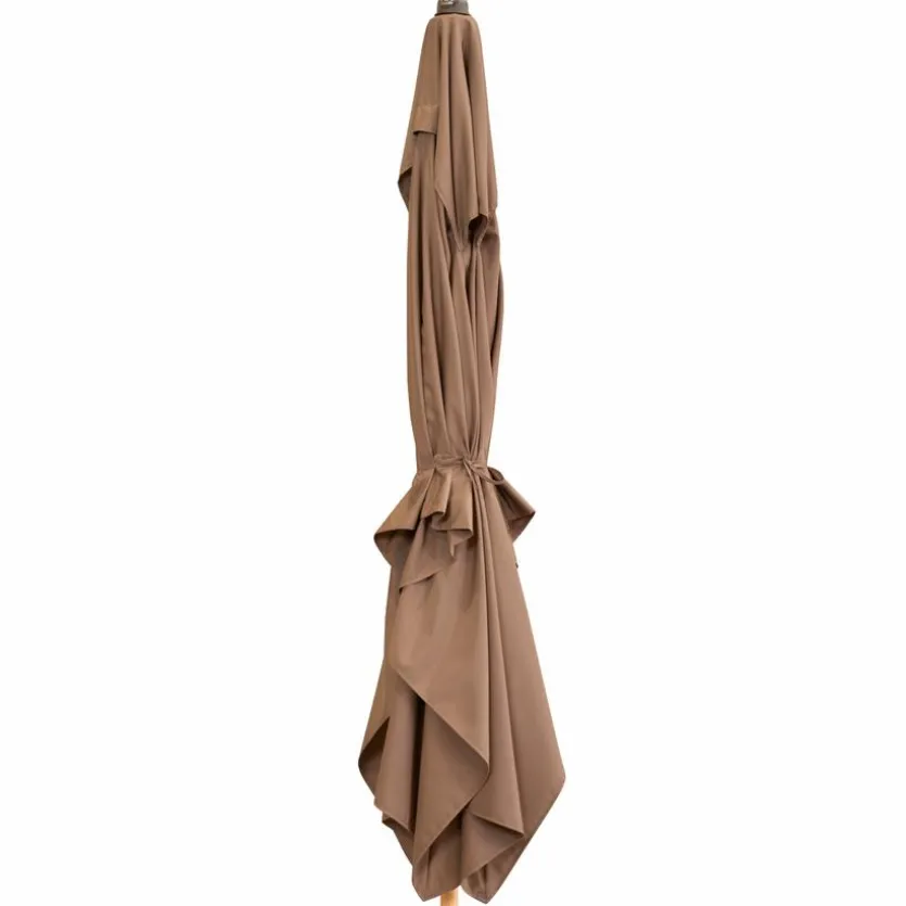 Marktschirm Alu Wood 140 x 200 cm