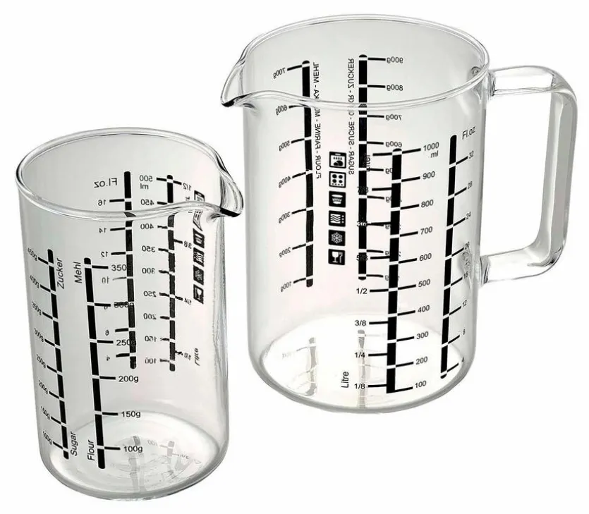 Messbecher Simax 2tlg.