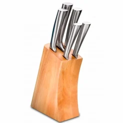 Messerblock New Steel 6tlg.