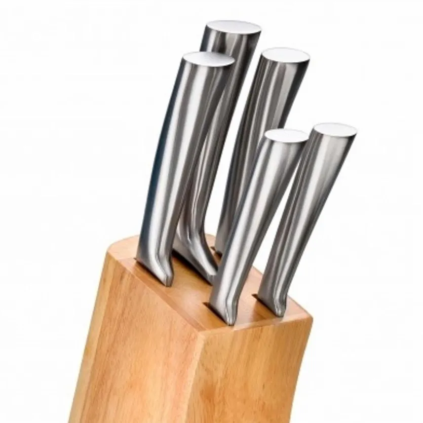Messerblock New Steel 6tlg.
