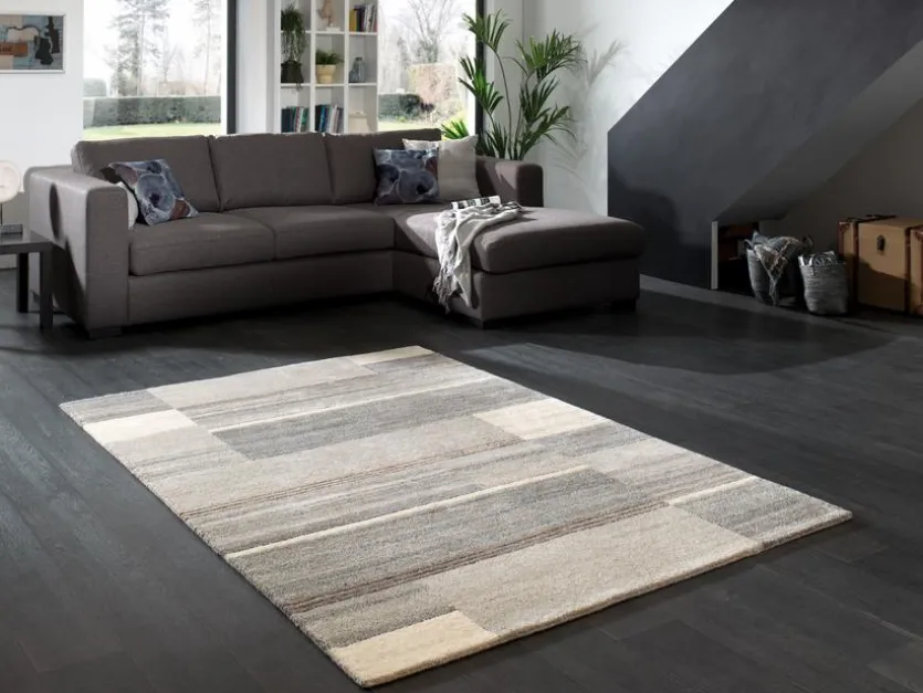 Nepal Teppich Natural Living Star 70x140cm