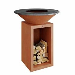 Outdoor-Kochstelle Classic Storage Corten 85