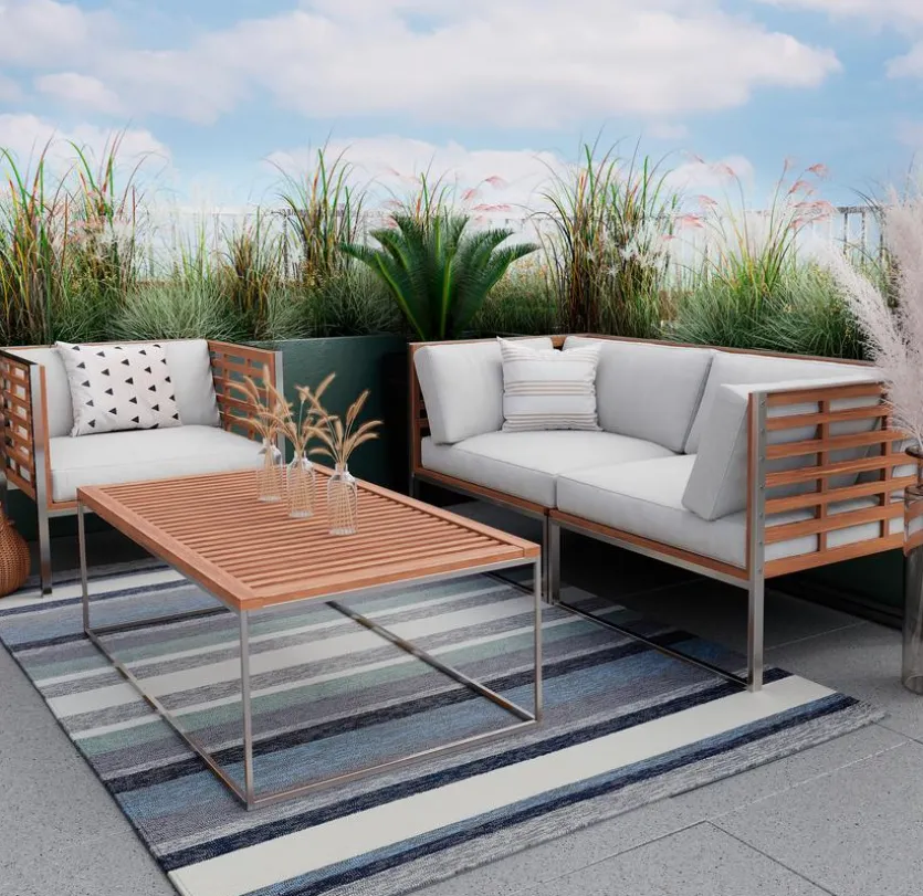 Outdoorteppich Rosetta 120 x 180 cm