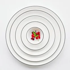 Pastateller Ligne Noire Ø 22 cm