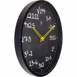 Quarzwanduhr Maths Ø 30 cm