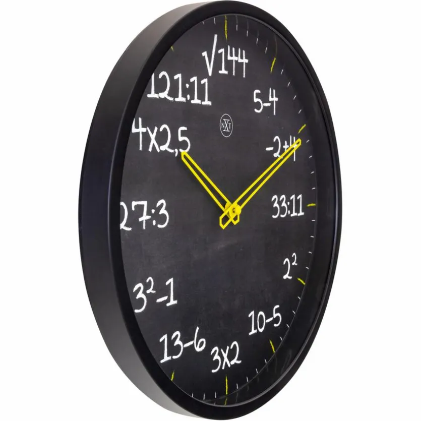 Quarzwanduhr Maths Ø 30 cm