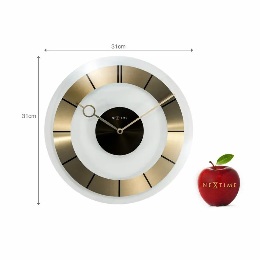 Quarzwanduhr Retro Ø 31 cm