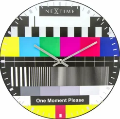 Quarzwanduhr Testpage Dome Ø 35 cm