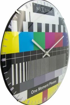 Quarzwanduhr Testpage Dome Ø 35 cm