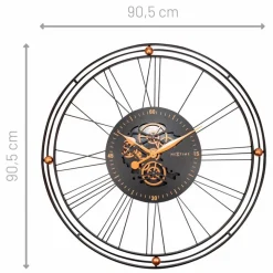 Quarzwanduhr Wire Gear Clock Ø 90,5 cm