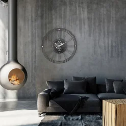 Quarzwanduhr Wire Gear Clock Ø 90,5 cm