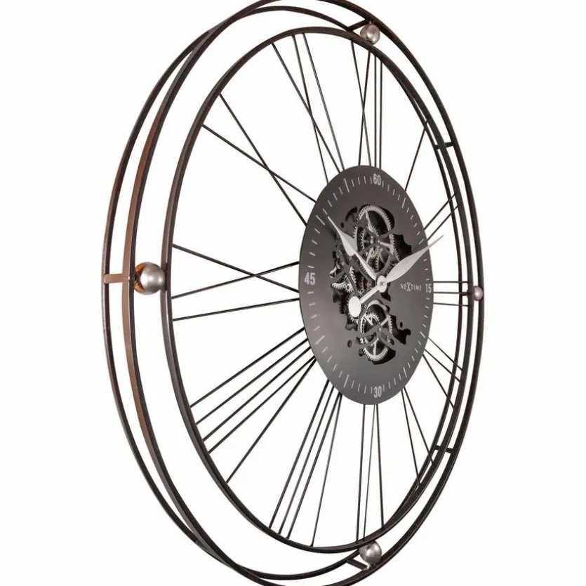 Quarzwanduhr Wire Gear Clock Ø 90,5 cm