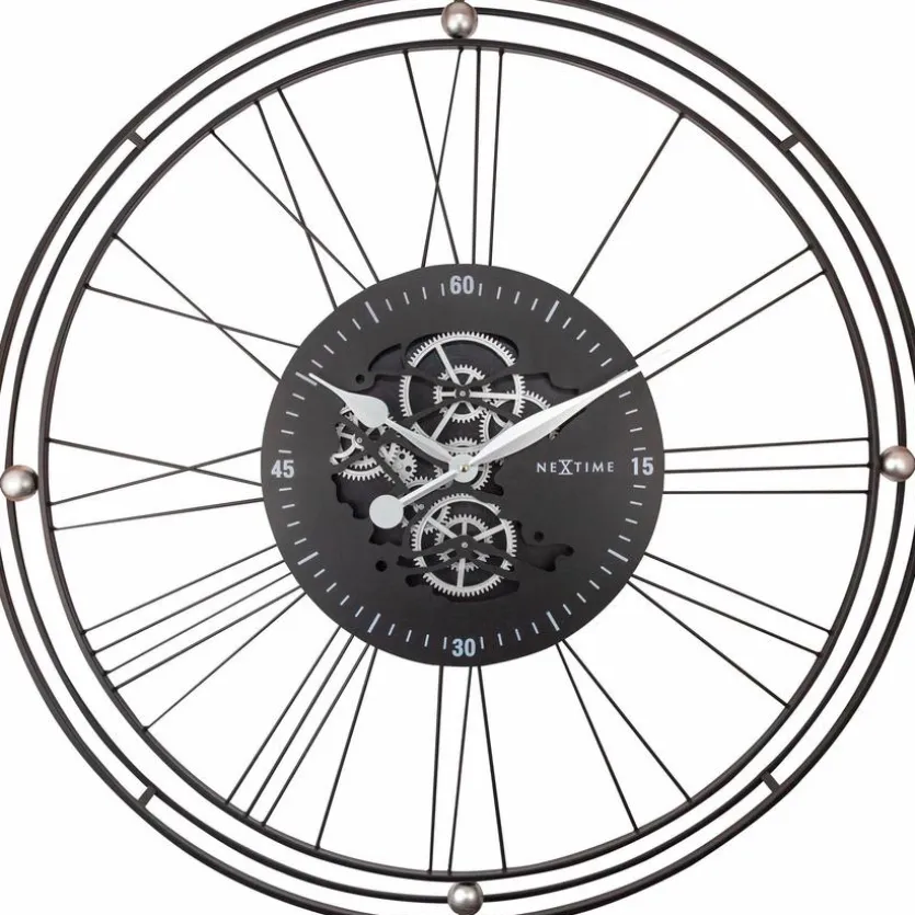 Quarzwanduhr Wire Gear Clock Ø 90,5 cm