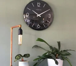 Quarzwanduhr Basic Dome Ø 35 cm