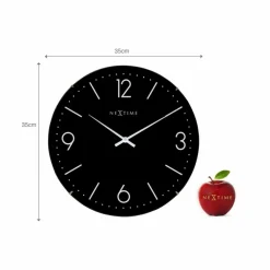Quarzwanduhr Basic Dome Ø 35 cm