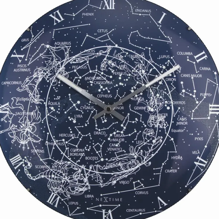 Quarzwanduhr Milky Way Dome Ø 35 cm