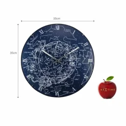 Quarzwanduhr Milky Way Dome Ø 35 cm