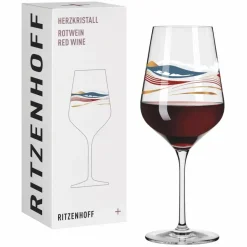 Rotweinglas Herzkristall 570 ml