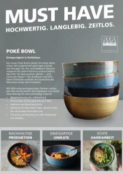 Schale Poke Bowl mangosteen 800 ml