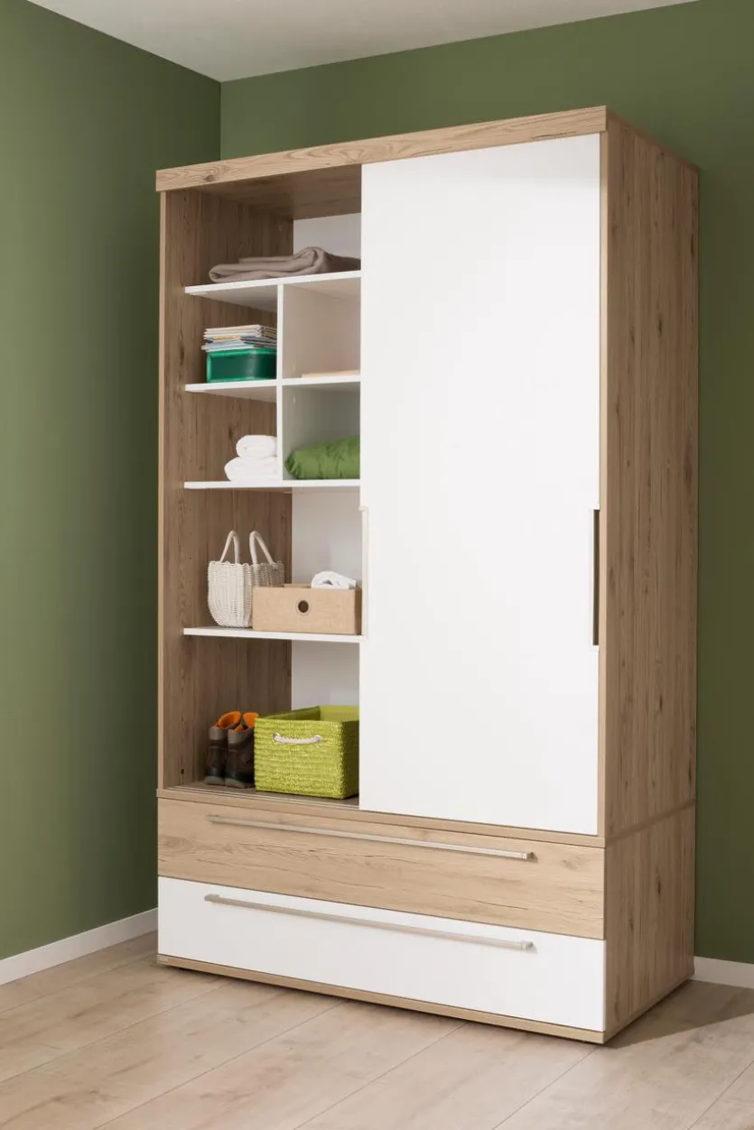 Schiebetürenschrank Fionn 124 x 207 cm