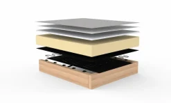 Schlafsofa Cubed Aluminium