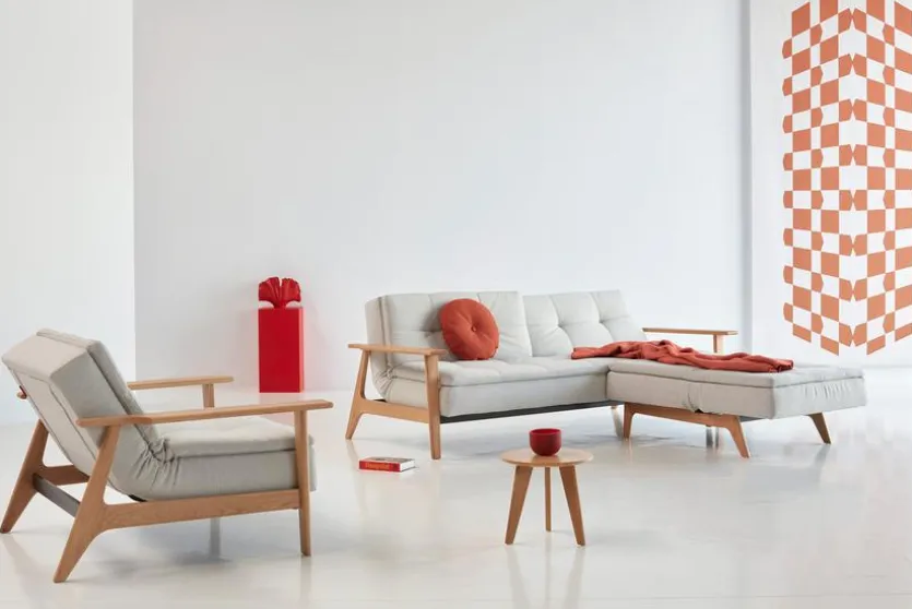 Schlafsofa Dublexo Frej Eiche